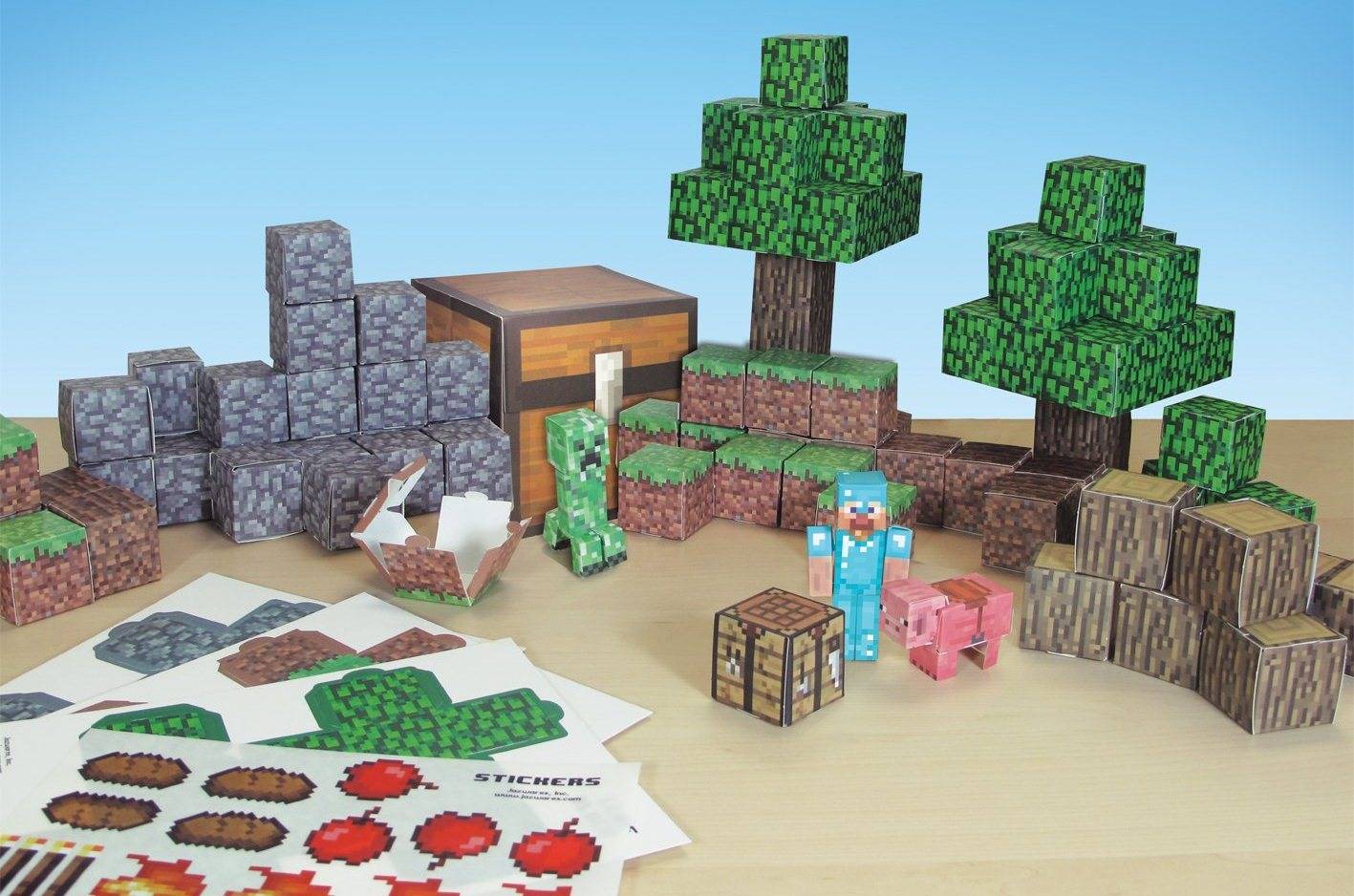 Papercraft модели из бумаги майнкрафт. майнкрафт из бумаги - подборка мастер-классов по созданию моделек с игры. крипер из майнкрафта