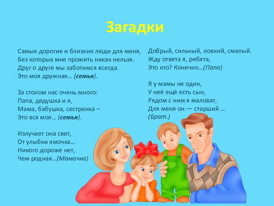 Загадки про части тела для детей | детский развлекательный журнал