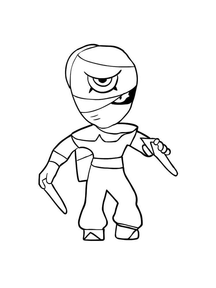 Раскраски браво старс (из игры brawl stars)