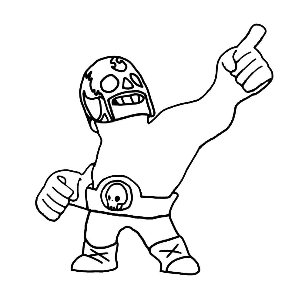Раскраски браво старс (из игры brawl stars)