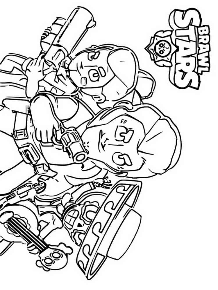 Раскраски brawl stars (бравл старс). версия для печати на а4.
