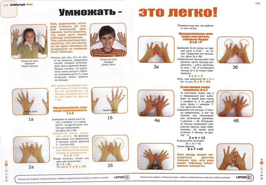 Как легко объяснить ребёнку умножение