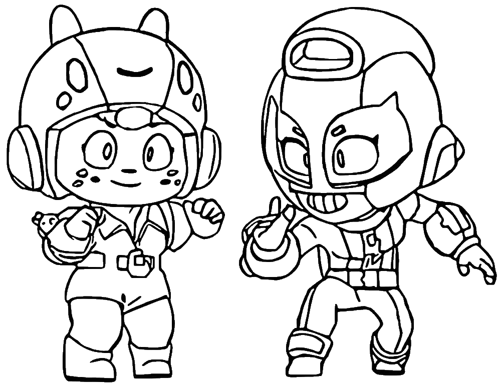 Раскраски brawl stars (бравл старс). версия для печати на а4.