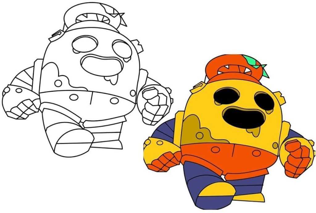 Раскраски браво старс (из игры brawl stars)
