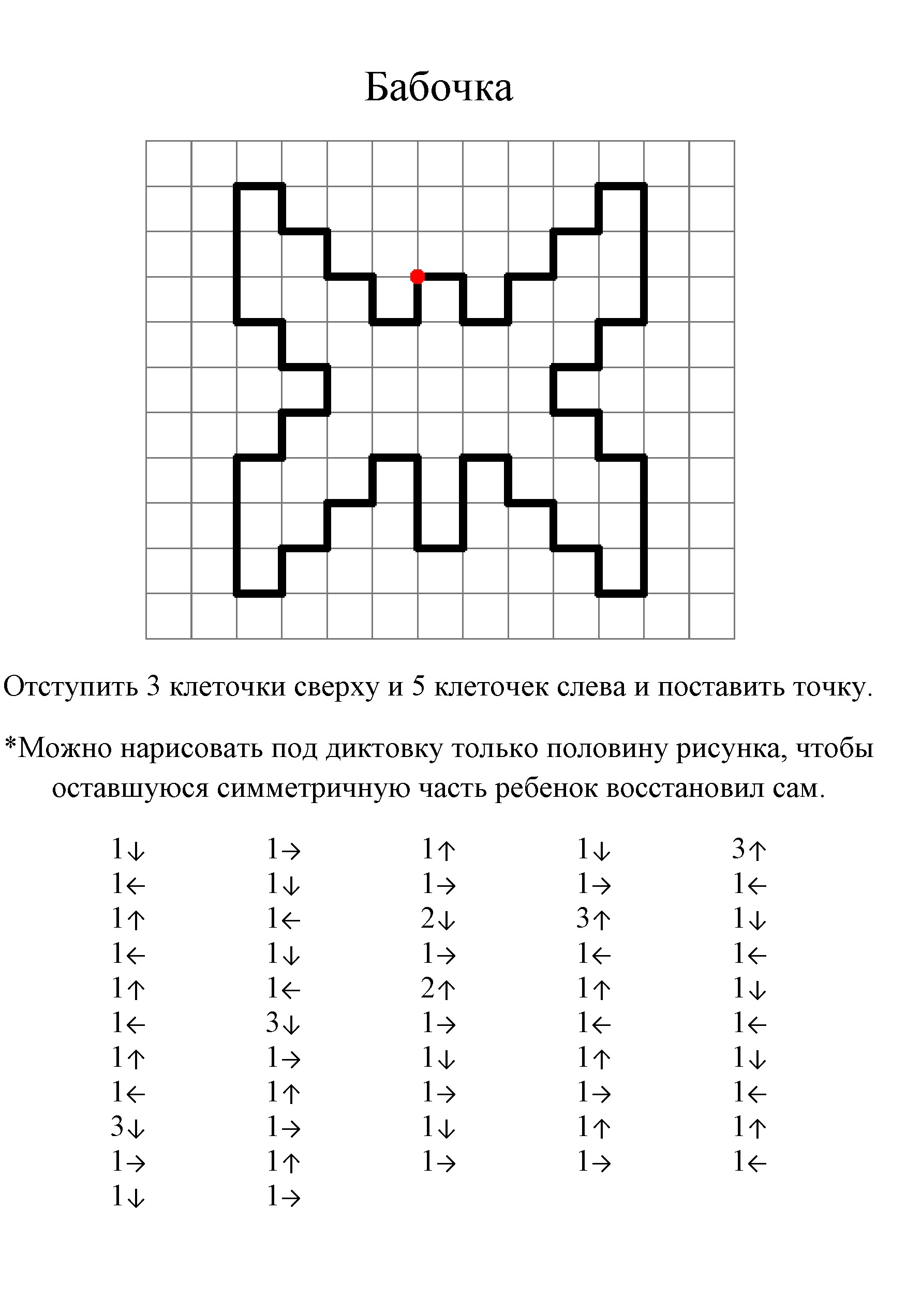 Сложные графические диктанты (30 фото): рисунки в тетради по математике
