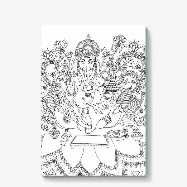 10 cute lord ganesha coloring pages for your little one