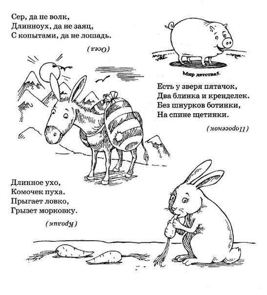 Загадки про животных с ответами | для детей, сложные