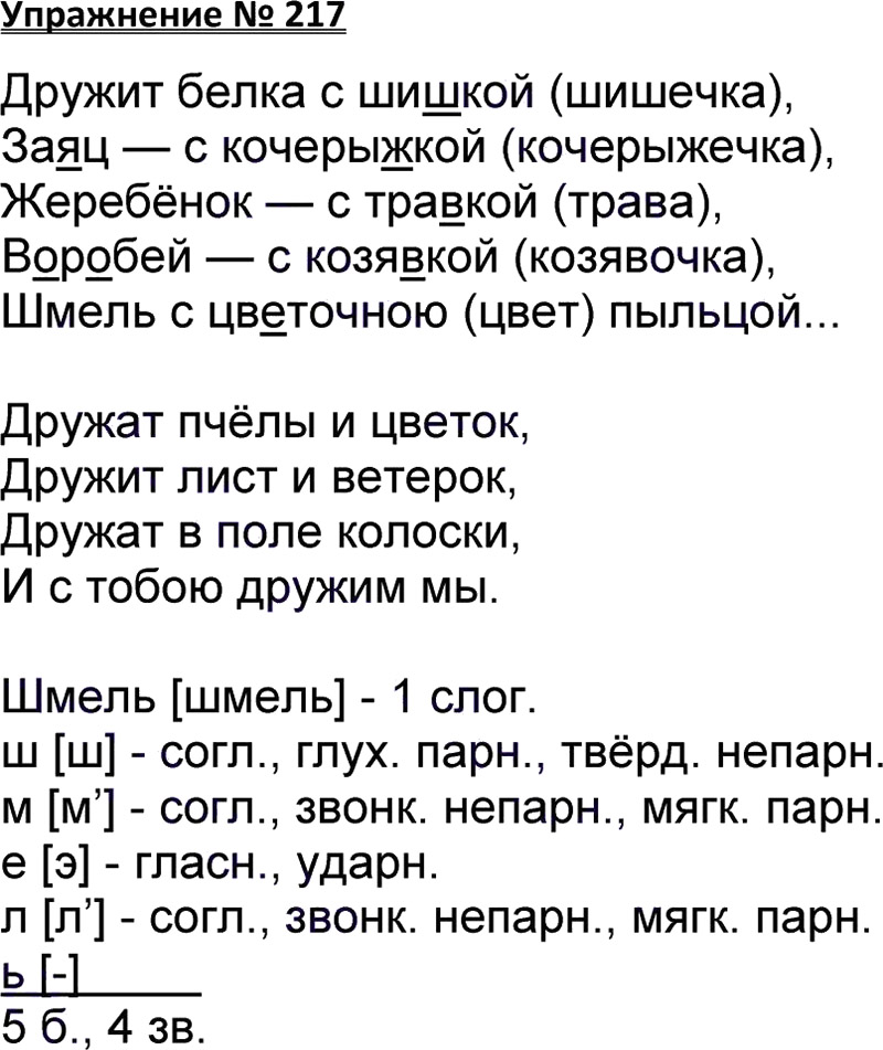 Что такое полный разбор предложения 3 класс образец оформления
