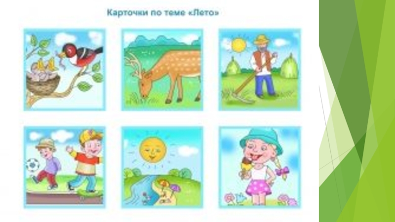 Признаки лета для детей 4 5 лет в детском саду