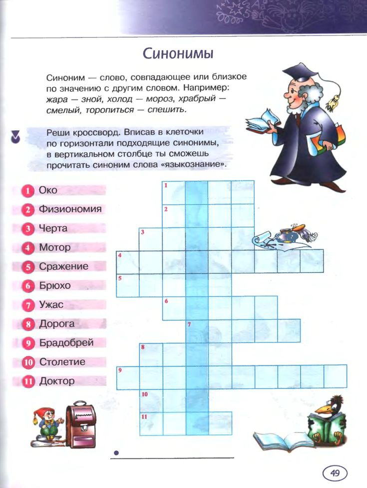Ребусы по русскому языку 6 класс с ответами и вопросами
