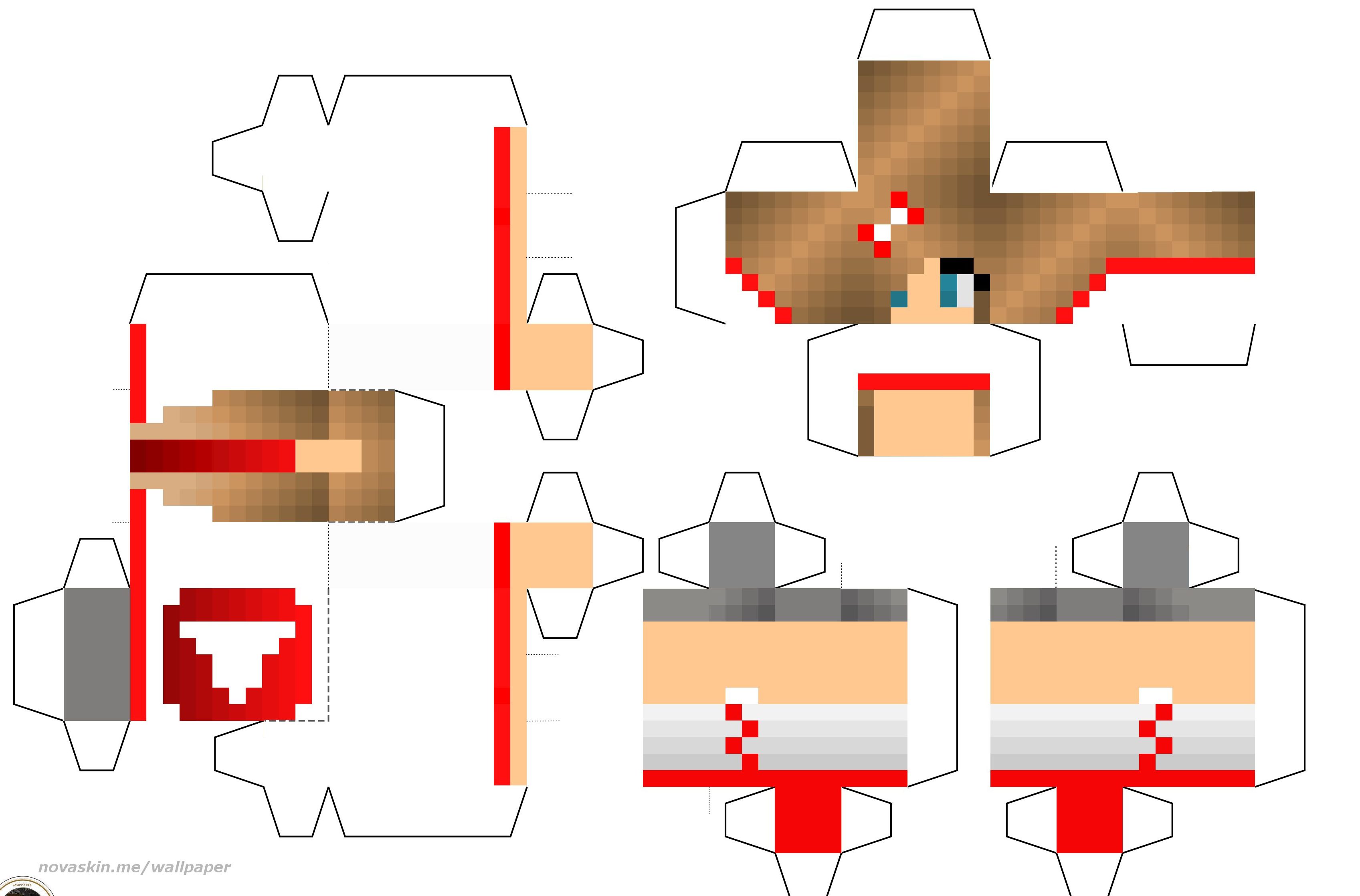 Стива из бумаги схема – выкройки блоков minecraft из бумаги. подборка свежих разверток блоков маинкрафт.