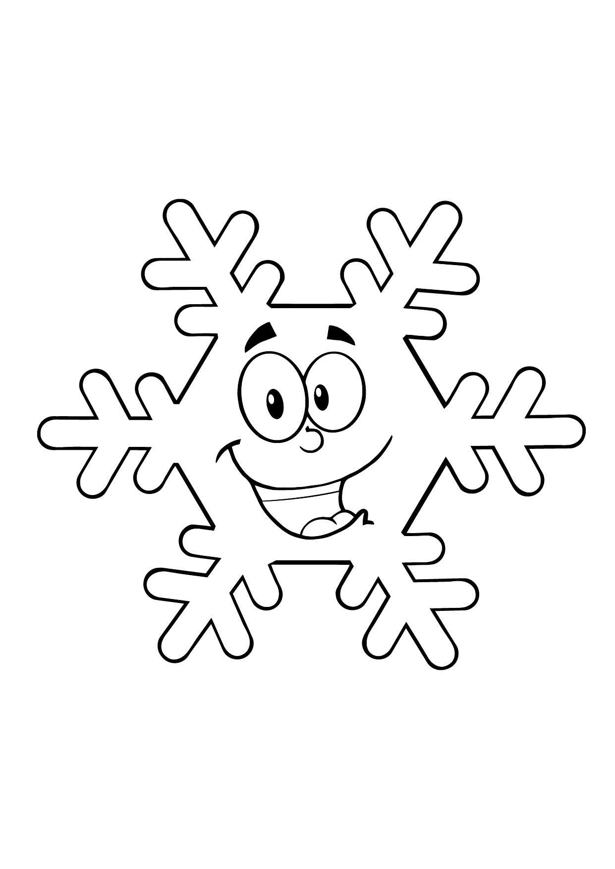 Новогодние цветные снежинки: картинки для творчества ❄️