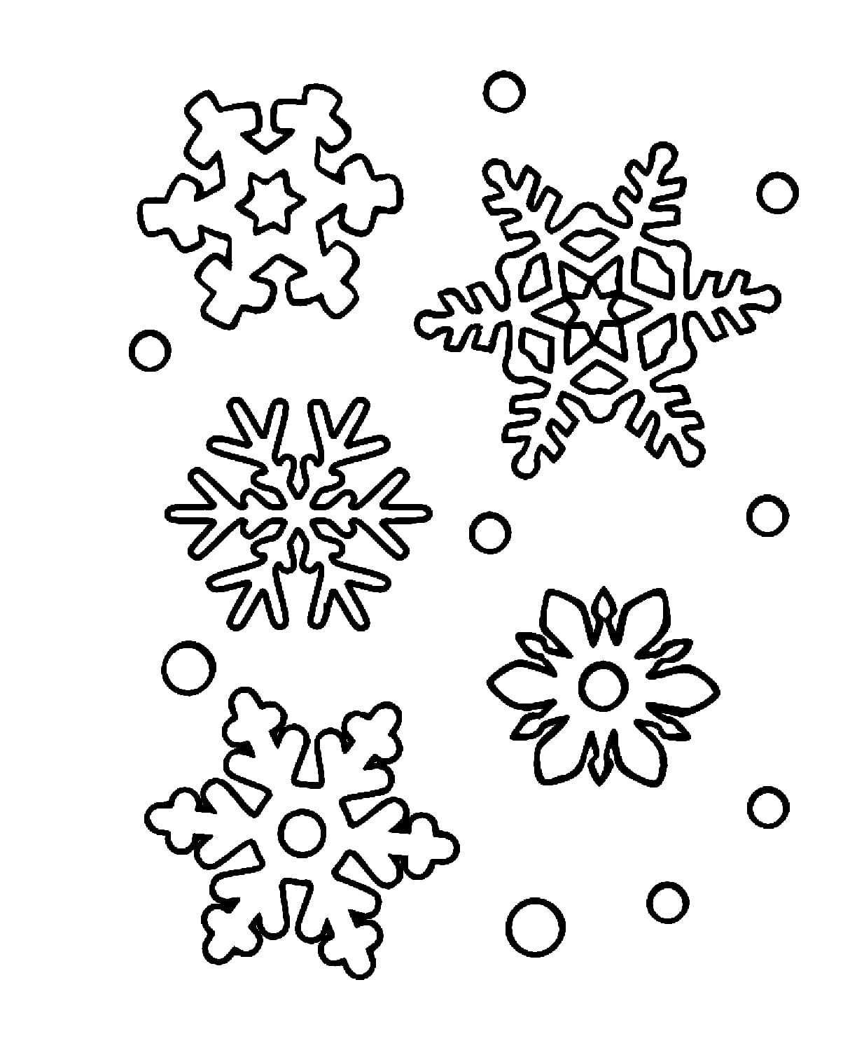 Новогодние цветные снежинки: картинки для творчества ❄️