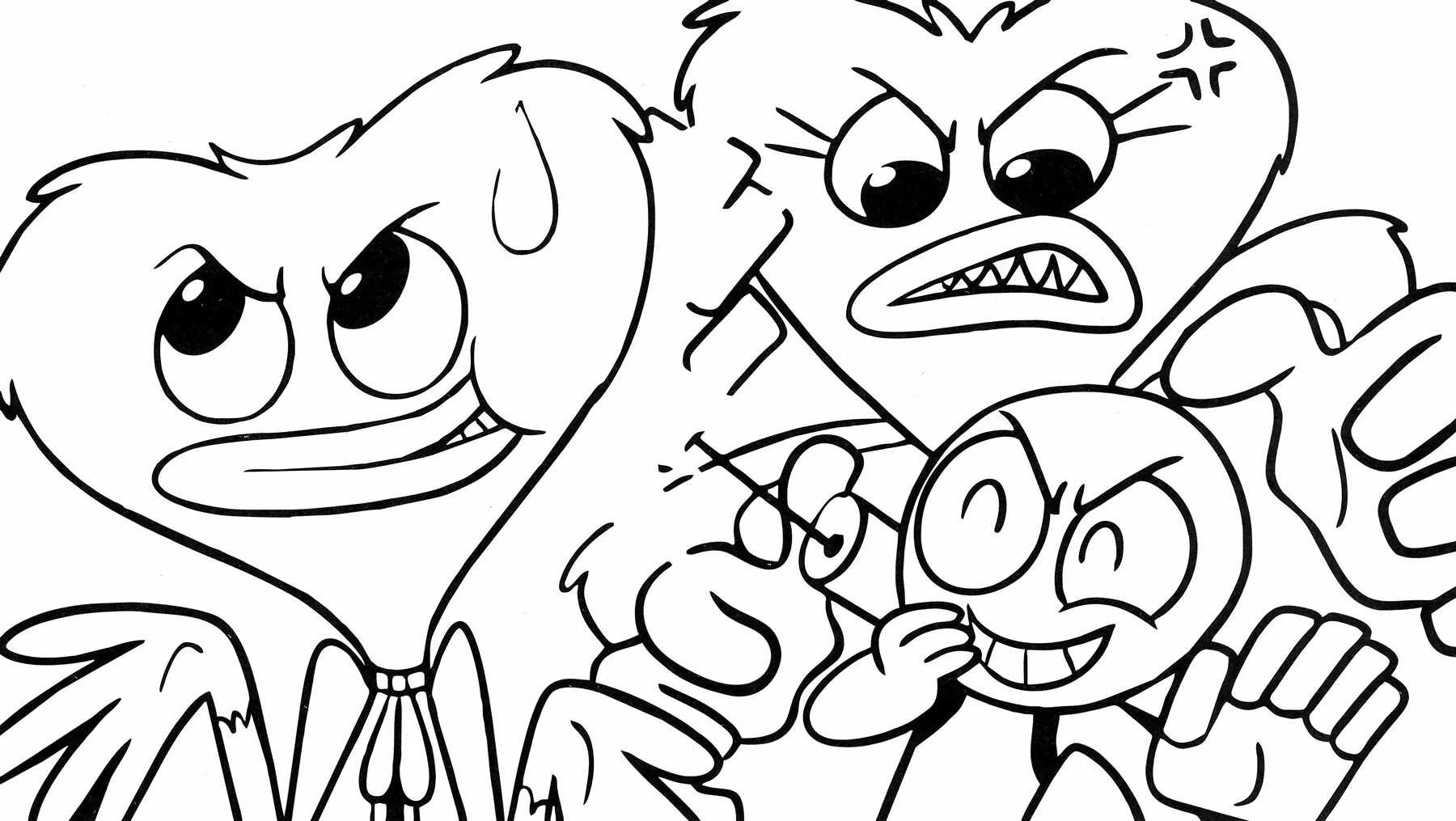 Poppy playtime coloring pages free pdf - coloringfolder.com