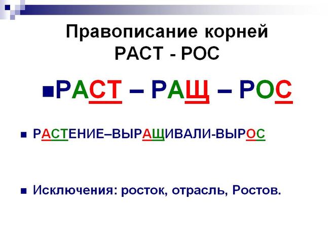 Растет или ростет?