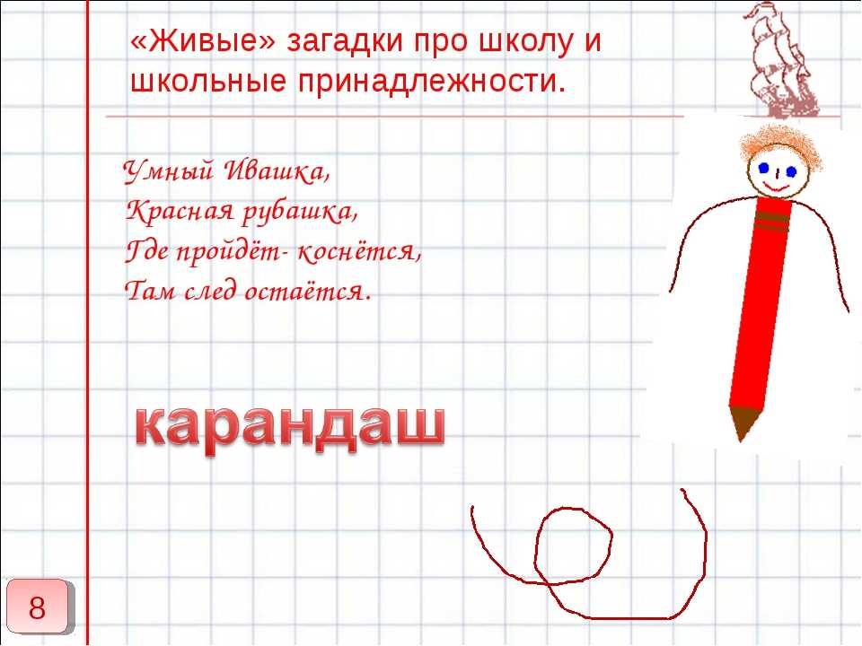 Школьные загадки с ответами: про школу, учеников, школьные принадлежности, предметы