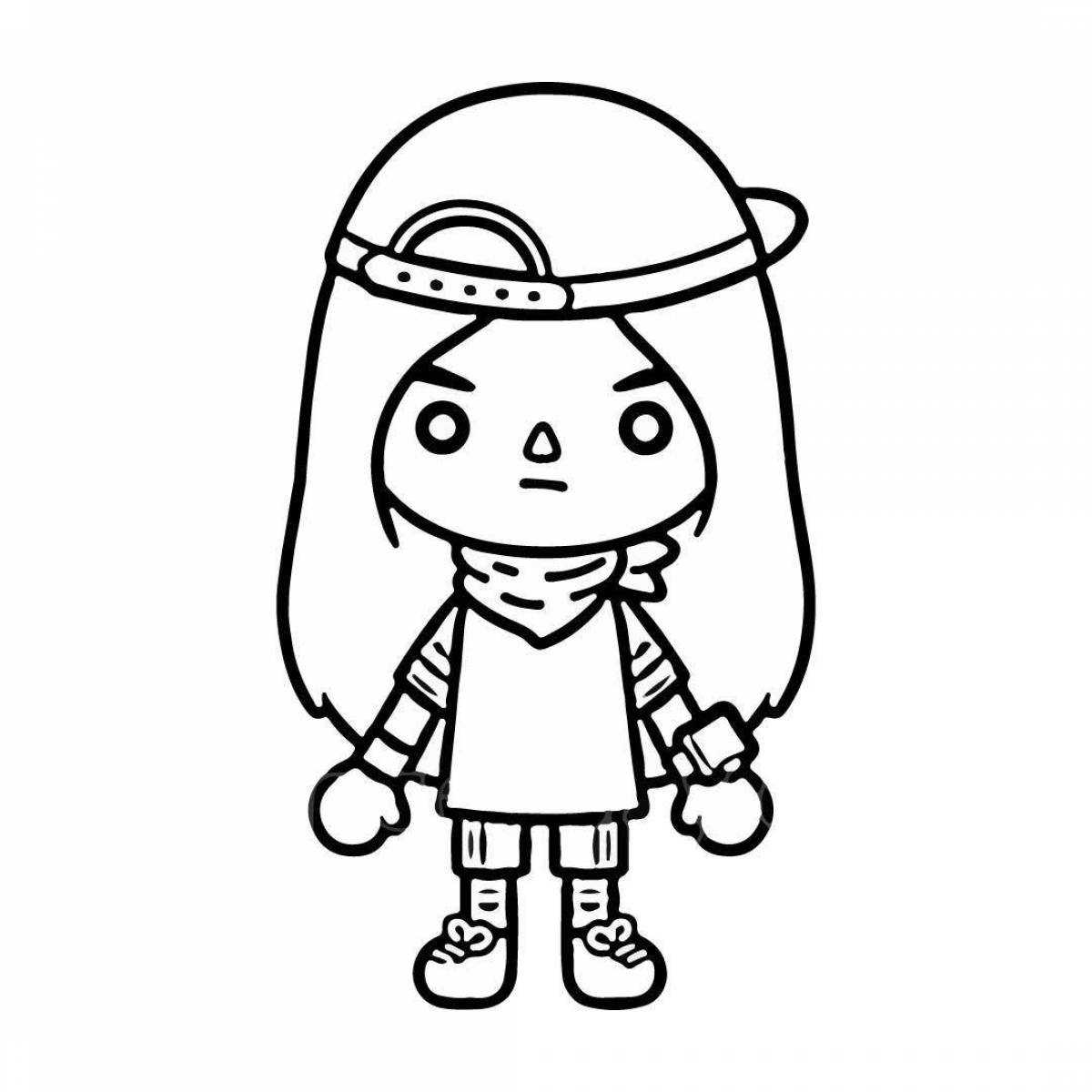 Toca boca coloring pages (free pdf printables)