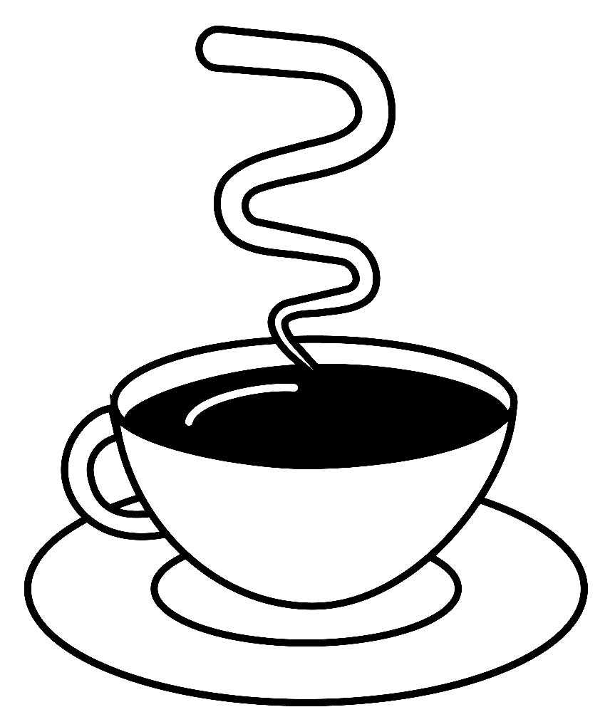 20+ free coffee coloring pages