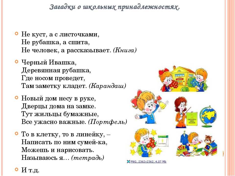 Школьные загадки с ответами: про школу, учеников, школьные принадлежности, предметы