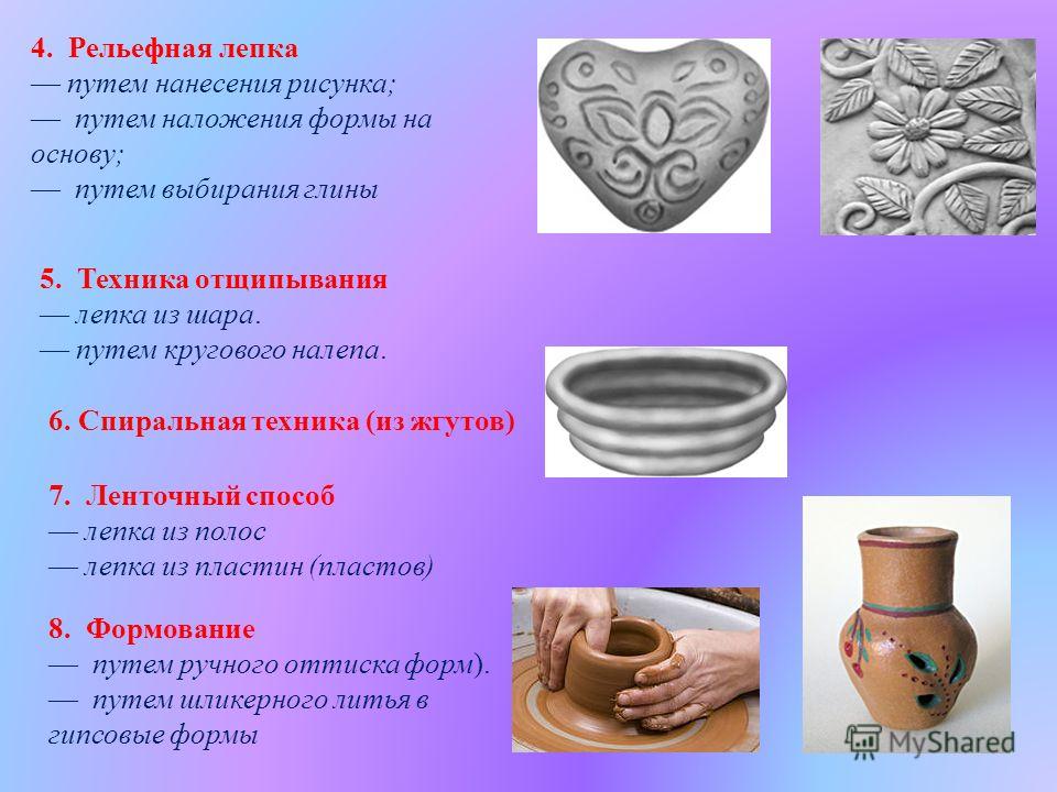 Презентация, доклад чайный сервиз лепка из пластилина