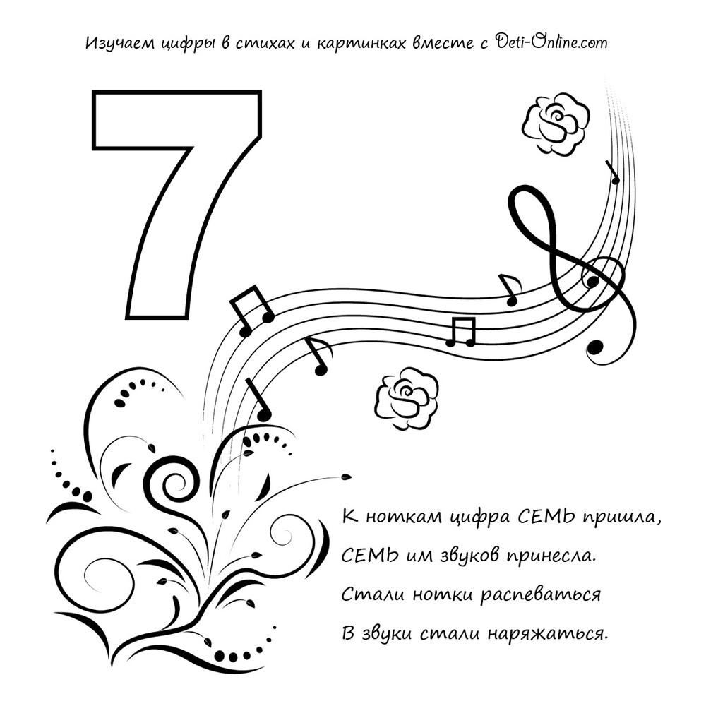 Картинки с цифрой 7: картинки цифра 7 (28 фото) 🔥 прикольные картинки и юмор – всё о детях – беременность, воспитание, уроки для детей