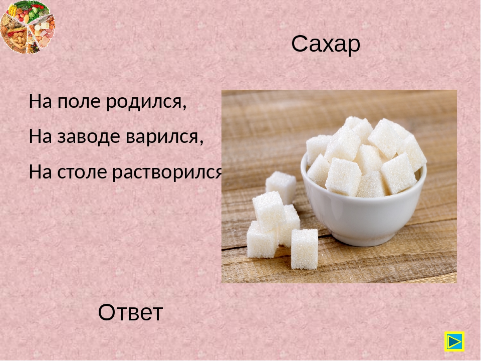 Загадки про еду с ответами для детей - читать и разгадывать онлайн