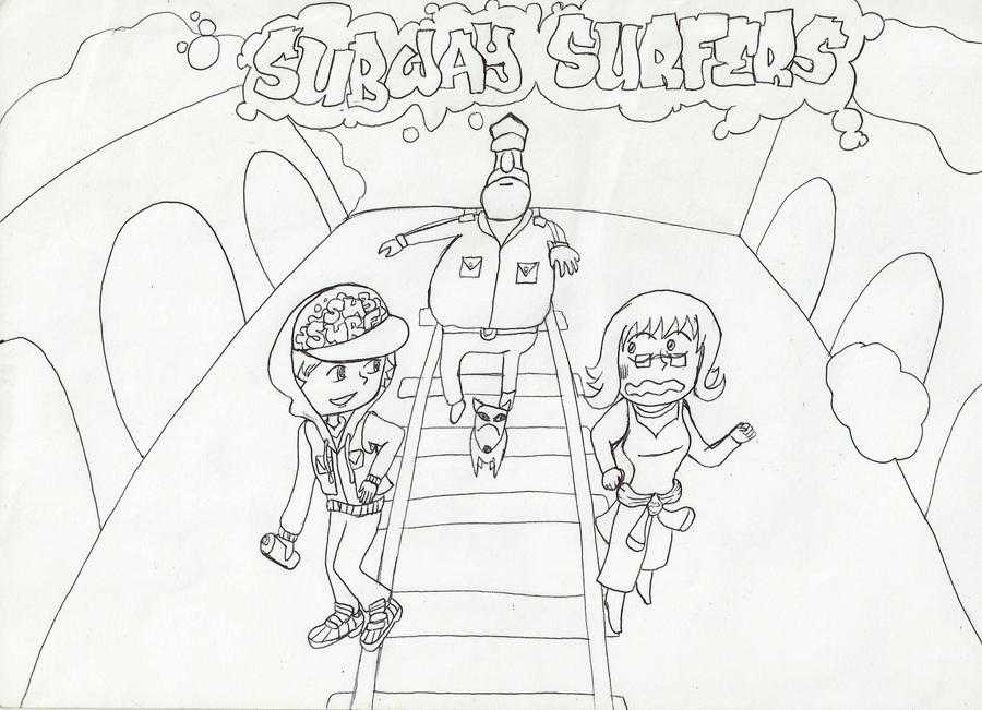 Раскраски subway surfers