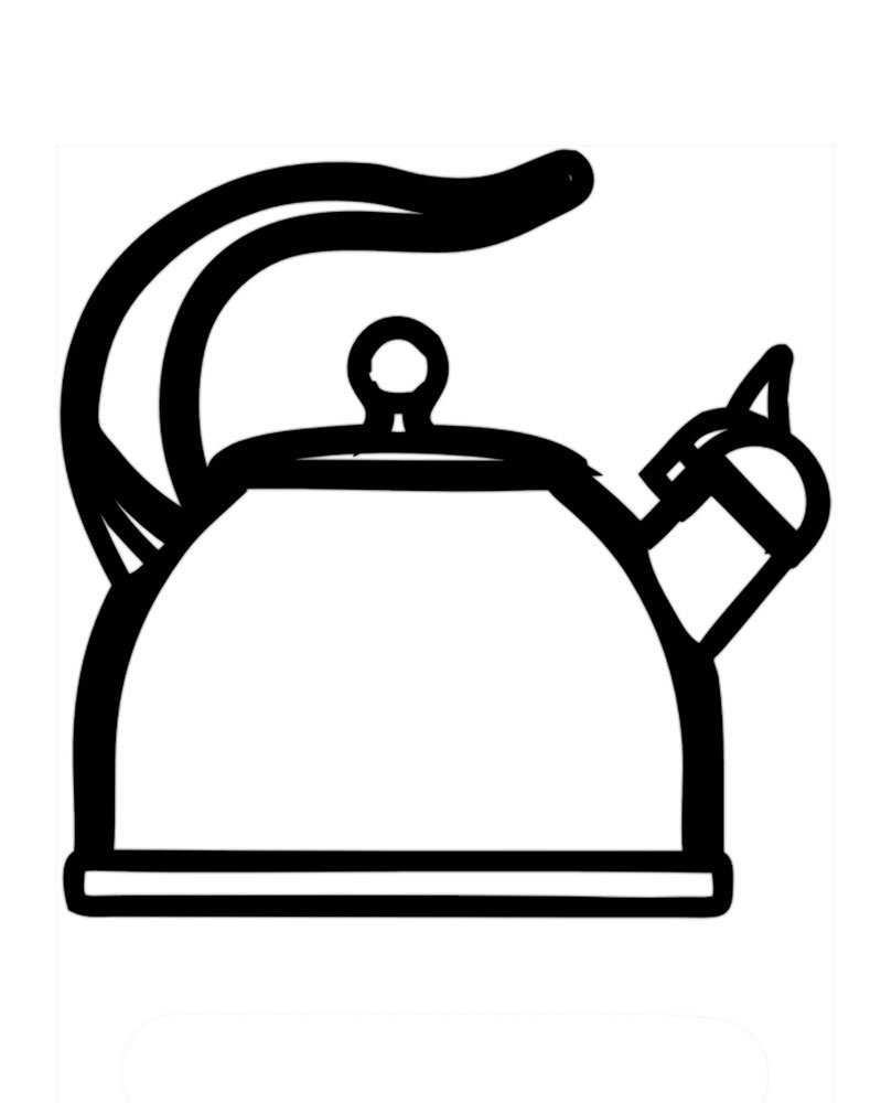 Чайник-раскраска чайник для рисования, чай, белый, чай, приготовление пищи png