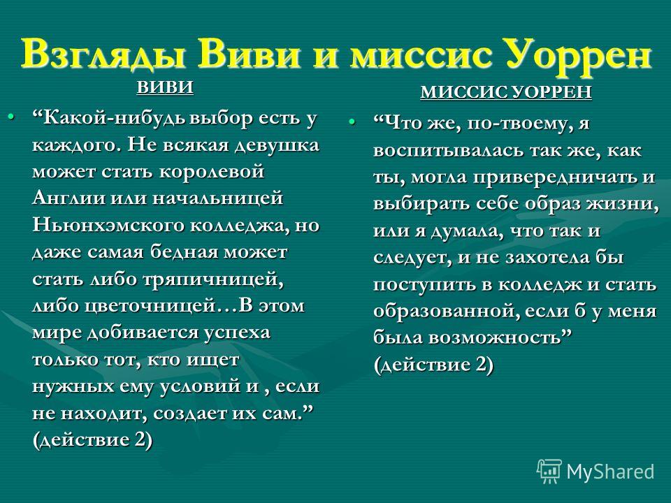 Профессия миссис уоррен · краткое содержание пьесы б. шоу