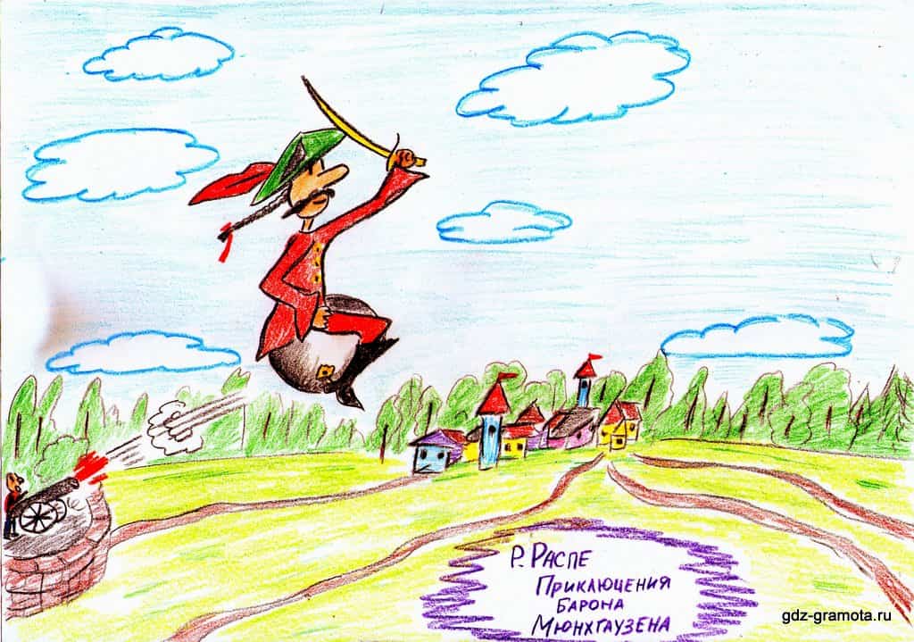 Читательский дневник приключения барона мюнхаузена краткое содержание. «приключения барона мюнхаузена