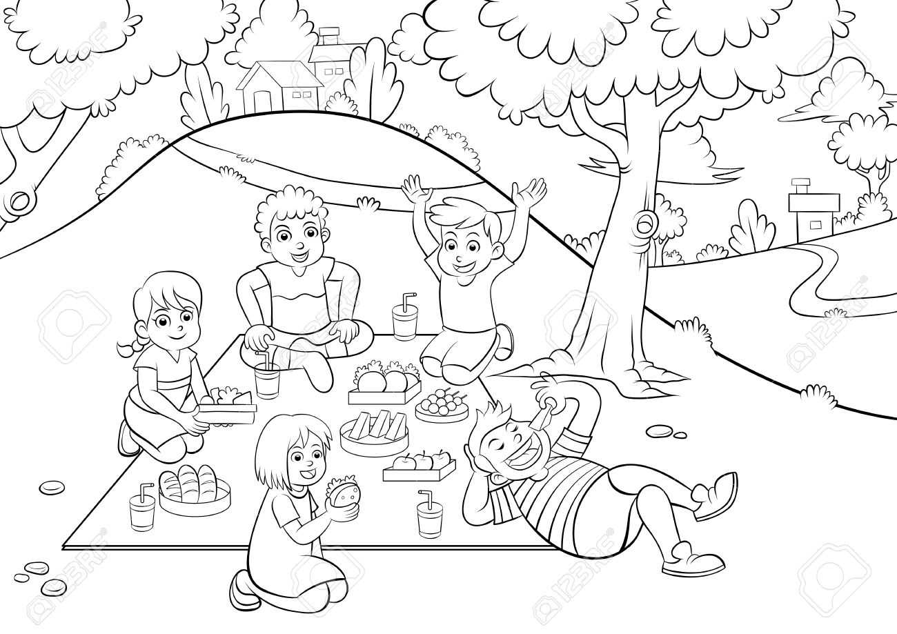 Раскраска туризм для детей (в статье много фото) - drawpics.ru